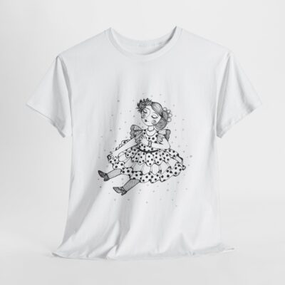 "Muñeca Flamenca" Camiseta de algodón Unisex - Imagen 3