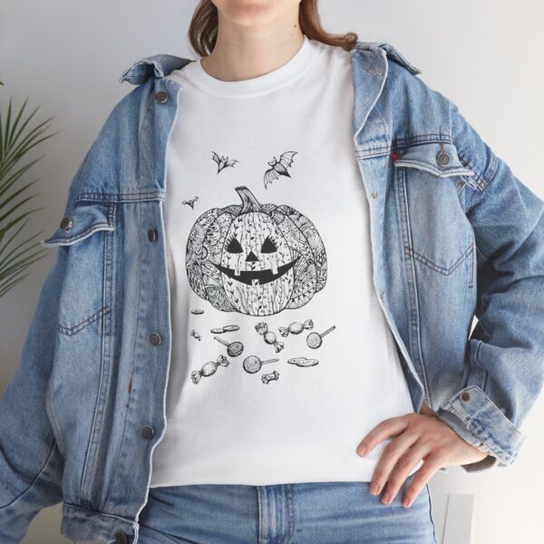 Calabaza 1/3 | Camiseta de algodón Unisex - Imagen 3