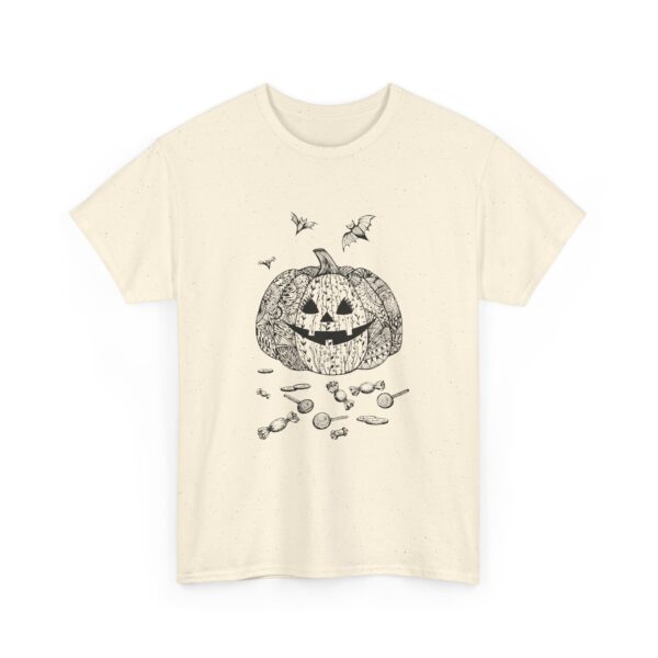 Calabaza 1/3 | Camiseta de algodón Unisex - Imagen 4