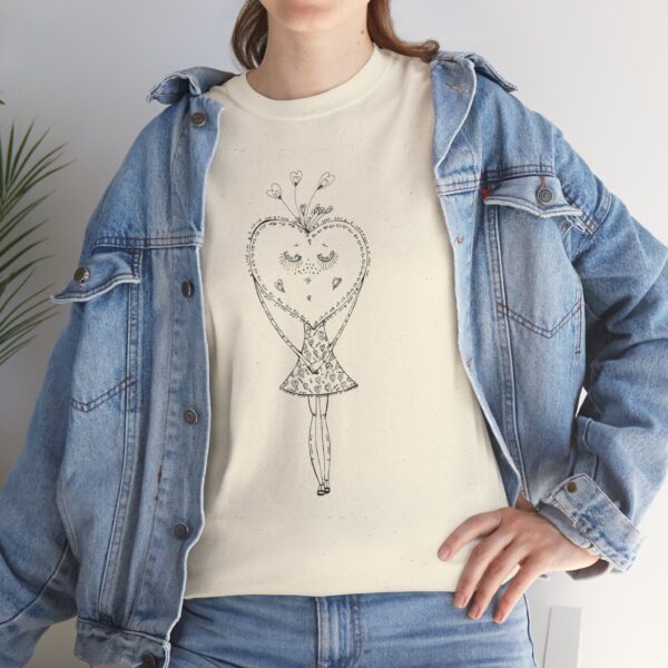 "Love" Camiseta de algodón Unisex - Imagen 5