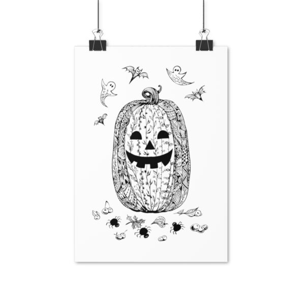 Calabaza Halloween 1/3 | Lámina A3